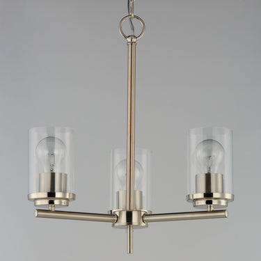 Maxim Lighting Corona 3-Light Chandelier Satin Nickel