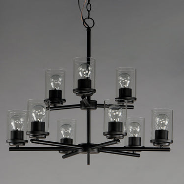 Maxim Lighting Corona 9-Light Chandelier Black