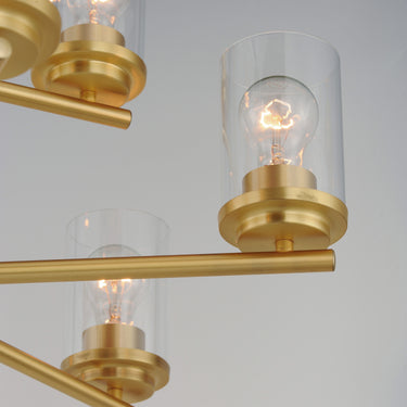 Maxim Lighting Corona 9-Light Chandelier Satin Brass