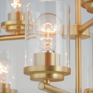 Maxim Lighting Corona 9-Light Chandelier Satin Brass
