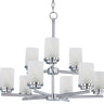 Maxim Lighting Corona 9-Light Chandelier Satin Nickel