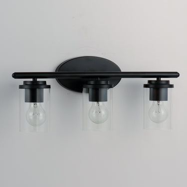 Maxim Lighting Corona 3-Light Bath Vanity Black