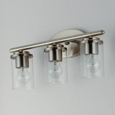 Maxim Lighting Corona 3-Light Bath Vanity Satin Nickel