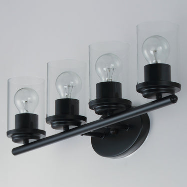 Maxim Lighting Corona 4-Light Bath Vanity Black