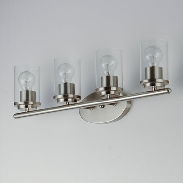 Maxim Lighting Corona 4-Light Bath Vanity Satin Nickel