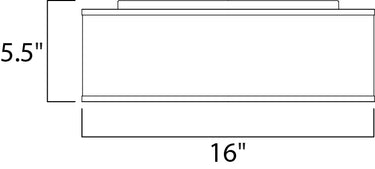 Maxim Lighting Prime 16" LED Flush Mount 