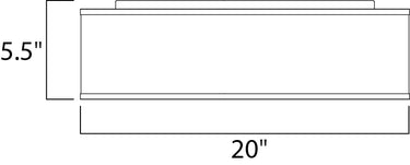 Maxim Lighting Prime 20" LED Flush Mount Satin Nickel