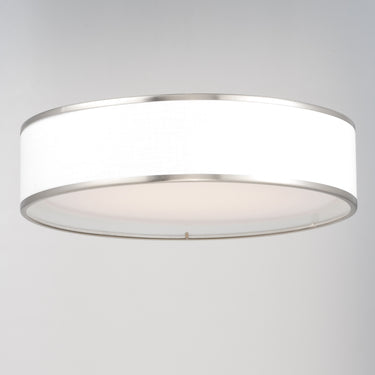 Maxim Lighting Prime 20" LED Flush Mount Satin Nickel