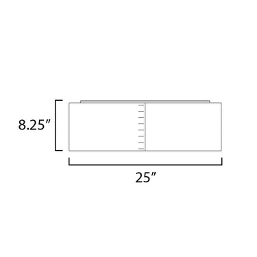 Maxim Lighting Prime 25" LED Flush Mount 