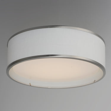 Maxim Lighting Prime 16" LED Flush Mount 120-277V Satin Nickel