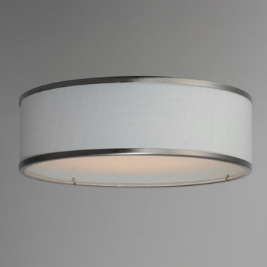 Maxim Lighting Prime 16" LED Flush Mount 120-277V Satin Nickel