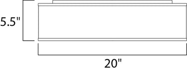Maxim Lighting Prime 20" LED Flush Mount 120-277V 