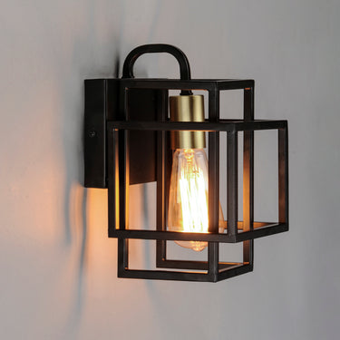 Maxim Lighting Liner Wall Sconce Black/Satin Brass