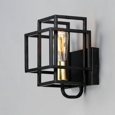 Maxim Lighting Liner Wall Sconce Black/Satin Brass