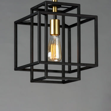 Maxim Lighting Liner Pendant Black/Satin Brass
