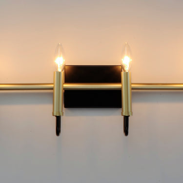 Maxim Lighting Sullivan 4-Light Bath Vanity Black/Gold