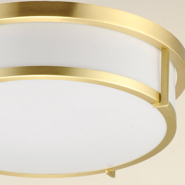 Maxim Lighting Rogue 17" 3-Light Flush Mount Satin Brass
