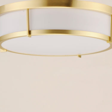 Maxim Lighting Rogue 13" 2-Light Flush Mount Satin Brass