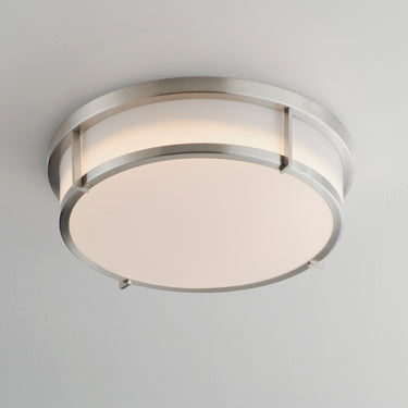 Maxim Lighting Rogue 13" LED Flush Mount Satin Nickel