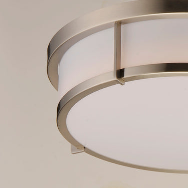 Maxim Lighting Rogue 17" LED Flush Mount Satin Nickel