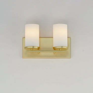 Maxim Lighting Lateral 2-Light Bath Vanity Satin Brass