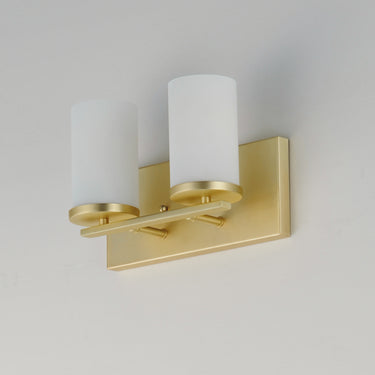 Maxim Lighting Lateral 2-Light Bath Vanity Satin Brass