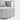 Finesse Decor The Marvel Contemporary Accent Chair - Gray and Brushed Nickel 