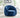 Finesse Decor Sapphire Swing Luxury Swivel Accent Chair - Blue and Chrome 