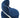 Finesse Decor Aura Modern Accent Chair - Blue and Chrome 