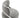 Finesse Decor Aura Modern Accent Chair - Gray and Chrome 