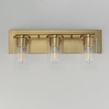 Maxim Lighting Lateral 3-Light Bath Vanity Satin Brass