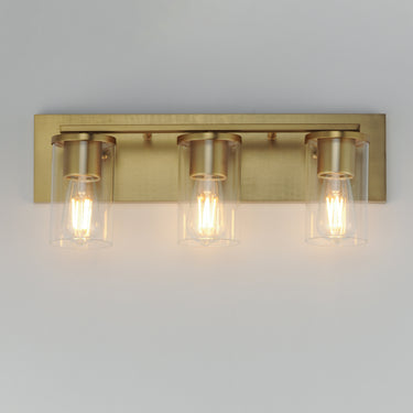 Maxim Lighting Lateral 3-Light Bath Vanity Satin Brass