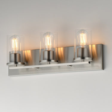 Maxim Lighting Lateral 3-Light Bath Vanity Satin Nickel