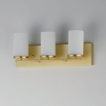 Maxim Lighting Lateral 3-Light Bath Vanity Satin Brass