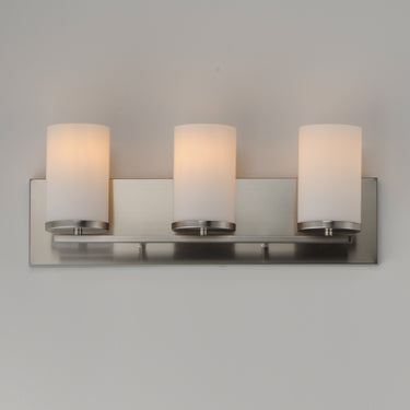 Maxim Lighting Lateral 3-Light Bath Vanity Satin Nickel
