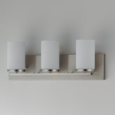 Maxim Lighting Lateral 3-Light Bath Vanity Satin Nickel