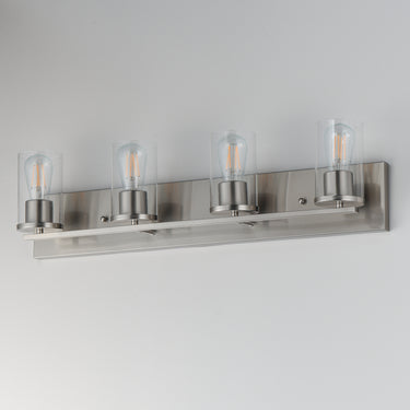 Maxim Lighting Lateral 4-Light Bath Vanity Satin Nickel