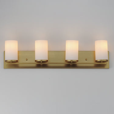 Maxim Lighting Lateral 4-Light Bath Vanity Satin Brass