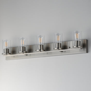 Maxim Lighting Lateral 5-Light Bath Vanity Satin Nickel