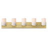 Maxim Lighting Lateral 5-Light Bath Vanity Satin Brass