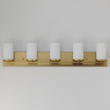 Maxim Lighting Lateral 5-Light Bath Vanity Satin Brass