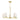 Maxim Lighting Lateral 5-Light Chandelier Satin Brass