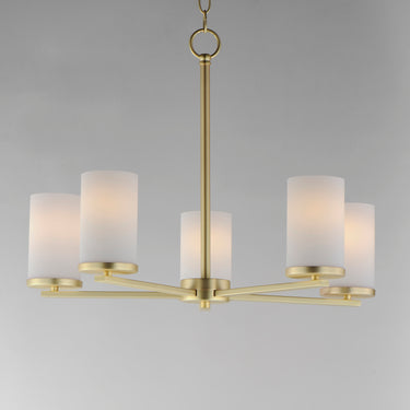 Maxim Lighting Lateral 5-Light Chandelier Satin Brass