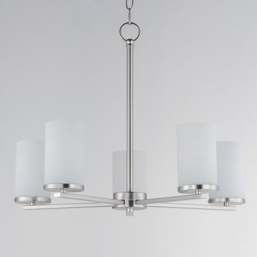 Maxim Lighting Lateral 5-Light Chandelier Satin Nickel
