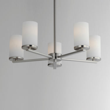 Maxim Lighting Lateral 5-Light Chandelier Satin Nickel