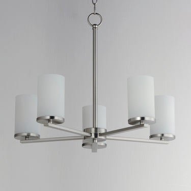 Maxim Lighting Lateral 5-Light Chandelier Satin Nickel