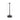 Finesse Decor Shade Crest Rechargeable Table Lamp - Black 