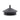Finesse Decor Shade Crest Rechargeable Table Lamp - Black 