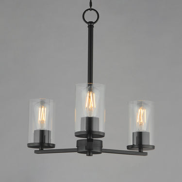 Maxim Lighting Lateral 3-Light Chandelier Black