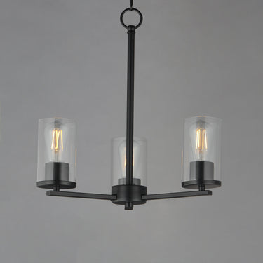 Maxim Lighting Lateral 3-Light Chandelier Black